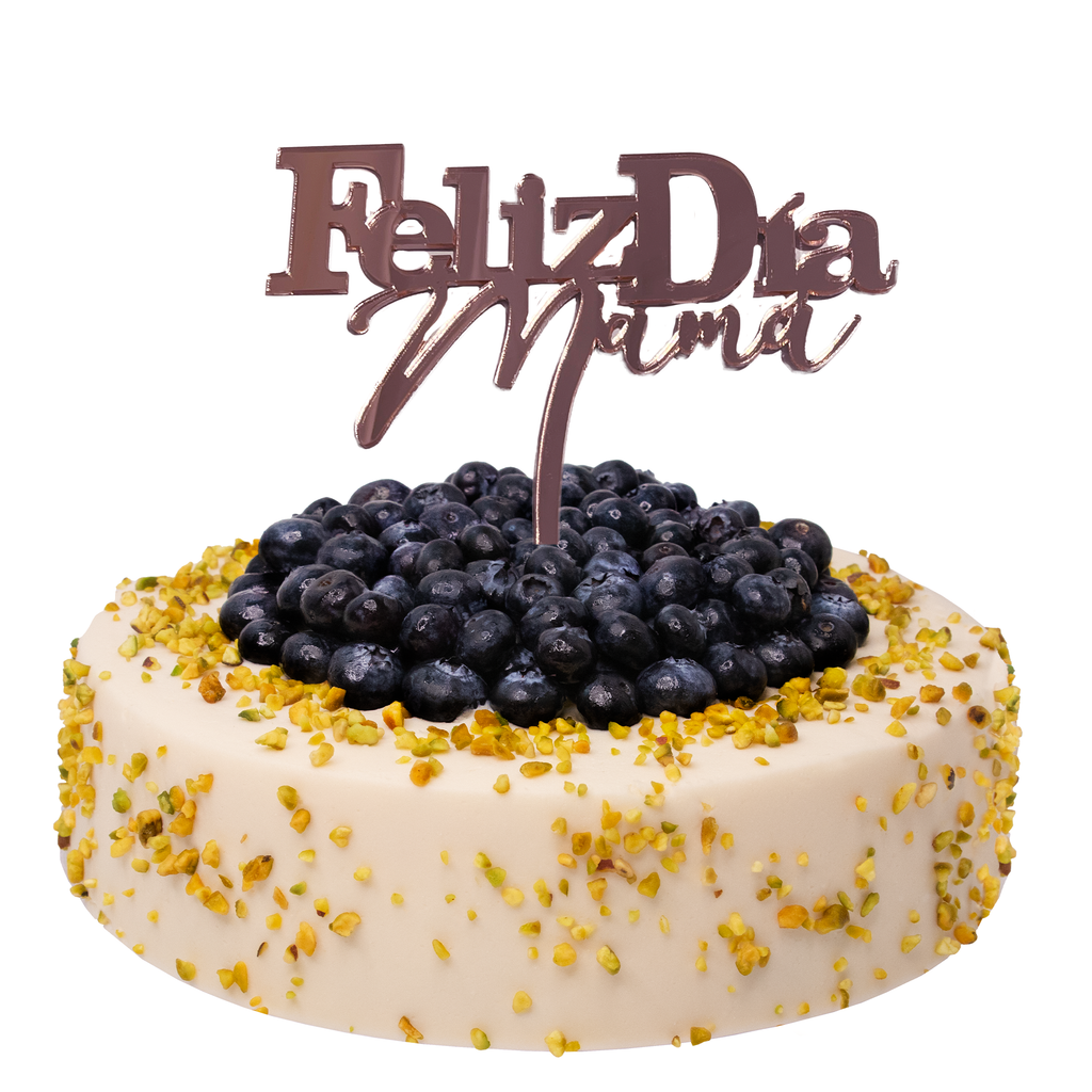 Cheesecake de blueberry con pistache