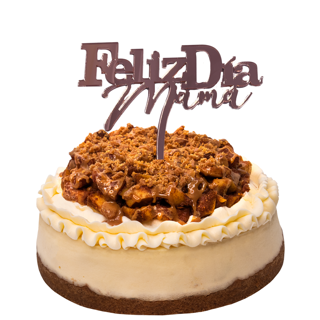 Cheesecake de manzana con canela